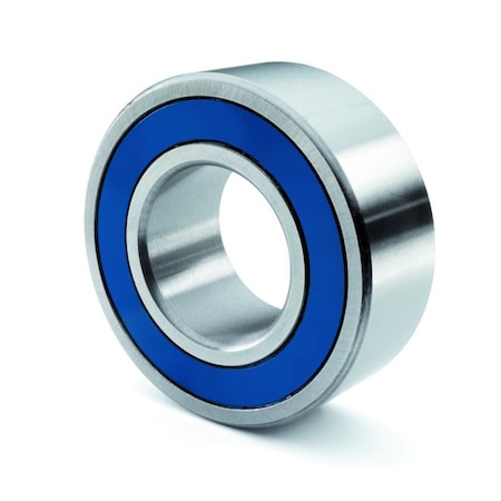 Deep Groove Ball Bearing, Stainless Steel, 2 Rubber Seals, 75mm Bore, 130mm OD, 25mm W, Lubricated
